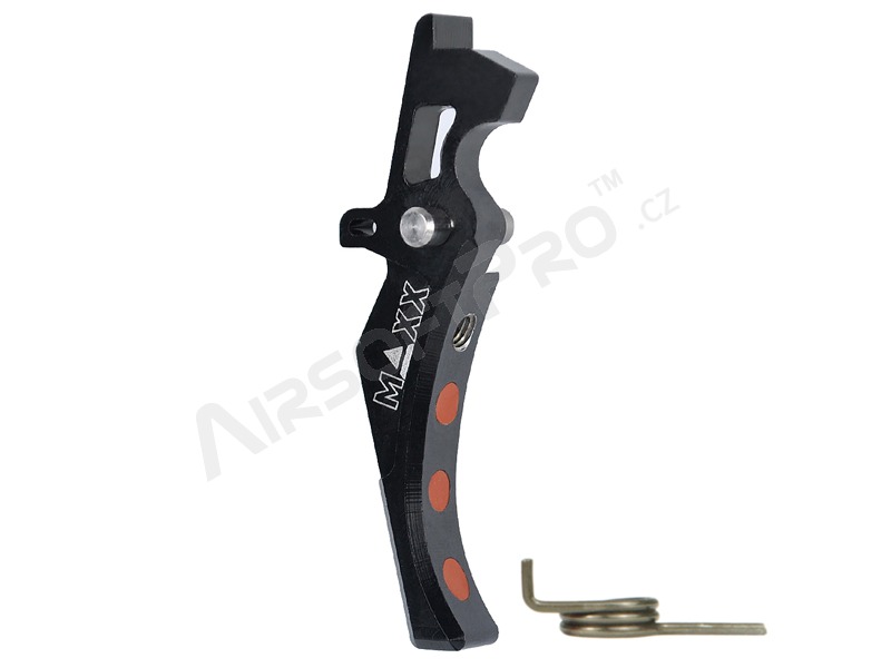 CNC Aluminum Advanced Trigger (Style D) for M4 - black [MAXX Model]