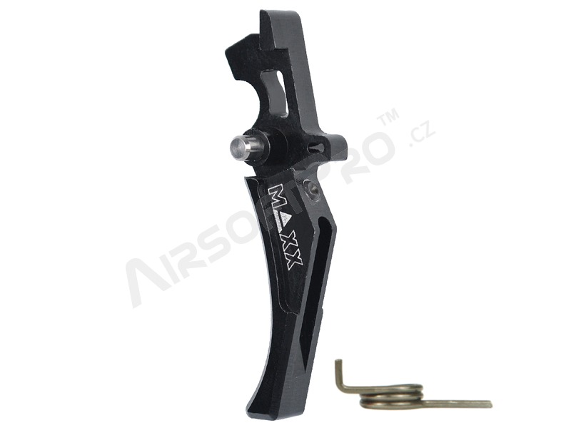 CNC Aluminum Advanced Trigger (Style D) for M4 - black [MAXX Model]