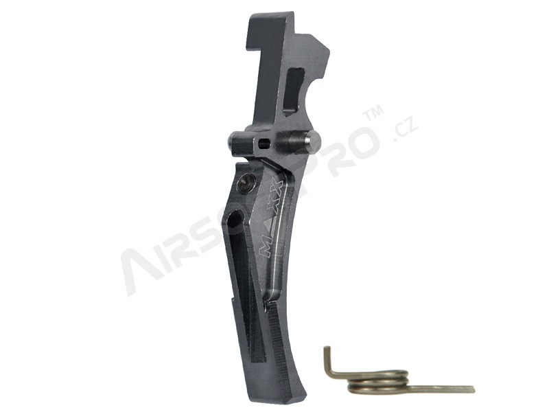 CNC Aluminum Advanced Trigger (Style D) for M4 - titan [MAXX Model]