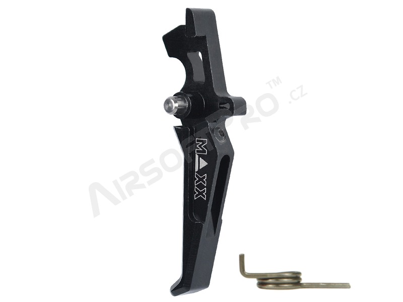 CNC Aluminum Advanced Trigger (Style E) for M4 - black [MAXX Model]