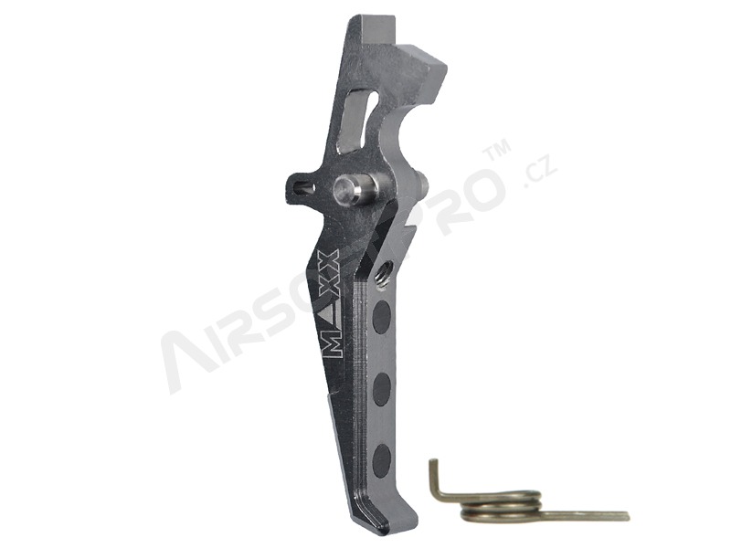 CNC Aluminum Advanced Trigger (Style E) for M4 - titan [MAXX Model]
