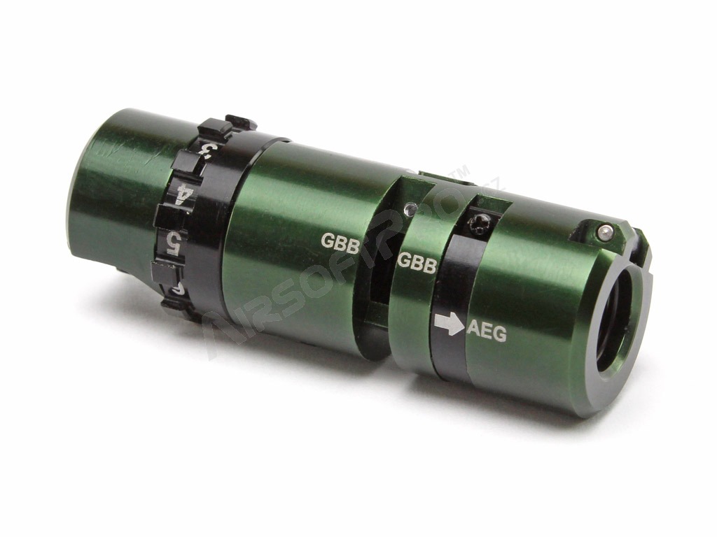 CNC Aluminio HopUp Chamber SRE (cañón AEG) para SRS/HTI - zurdo [MAXX Model]
