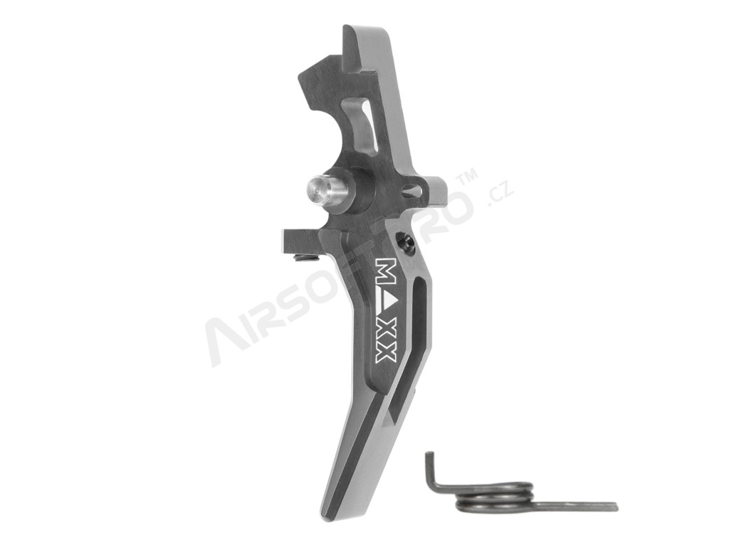 CNC Aluminum Advanced Speed Trigger (Style C) for M4 - titan [MAXX Model]