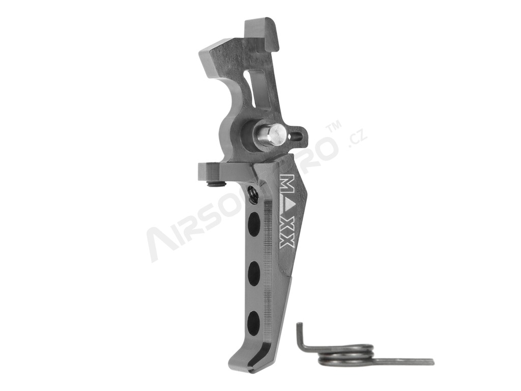 CNC Aluminum Advanced Speed Trigger (Style E) for M4 - titan [MAXX Model]