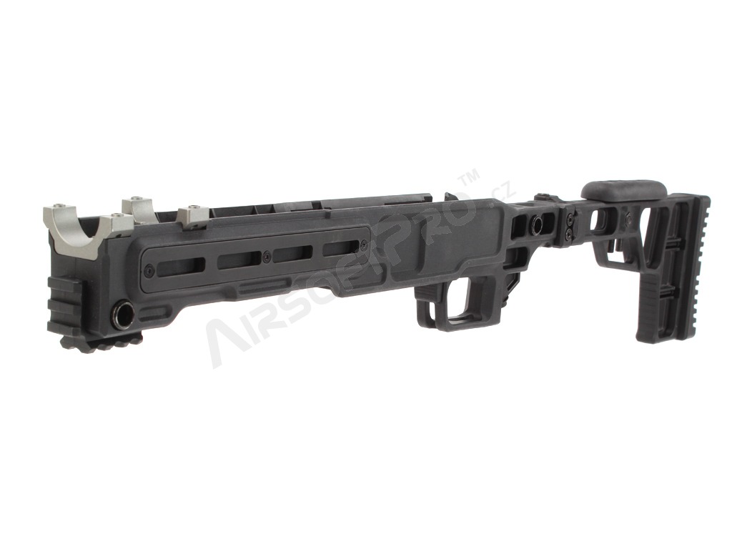 Chasis plegable MLC-S2 Skeleton Tactical para VSR-10 - negro [Maple Leaf]