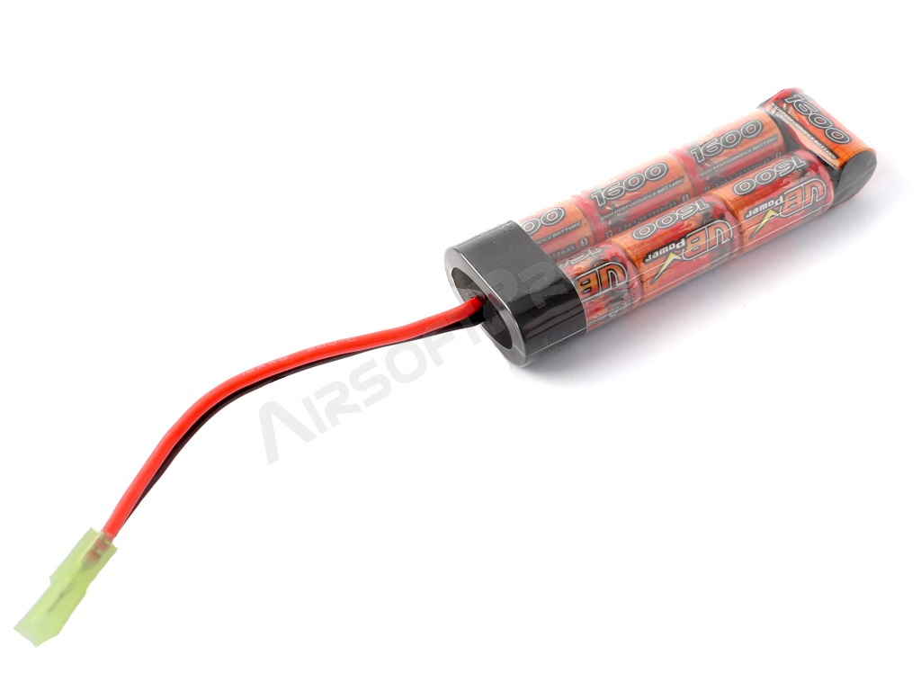 Batterie 8.4V 1600mAh NiMH Batterie pour airsoft avec connecteur