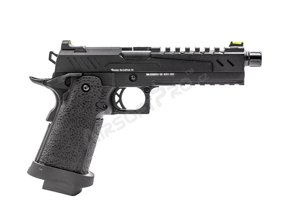 Airsoftová pistole Hi-Capa 5.1S, GBB - černá [Vorsk]