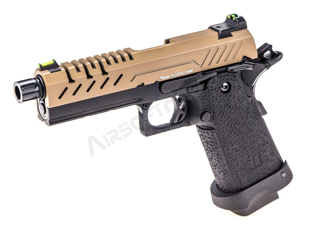 Airsoft GBB pistol Hi-Capa 4.3, TAN slide [Vorsk]