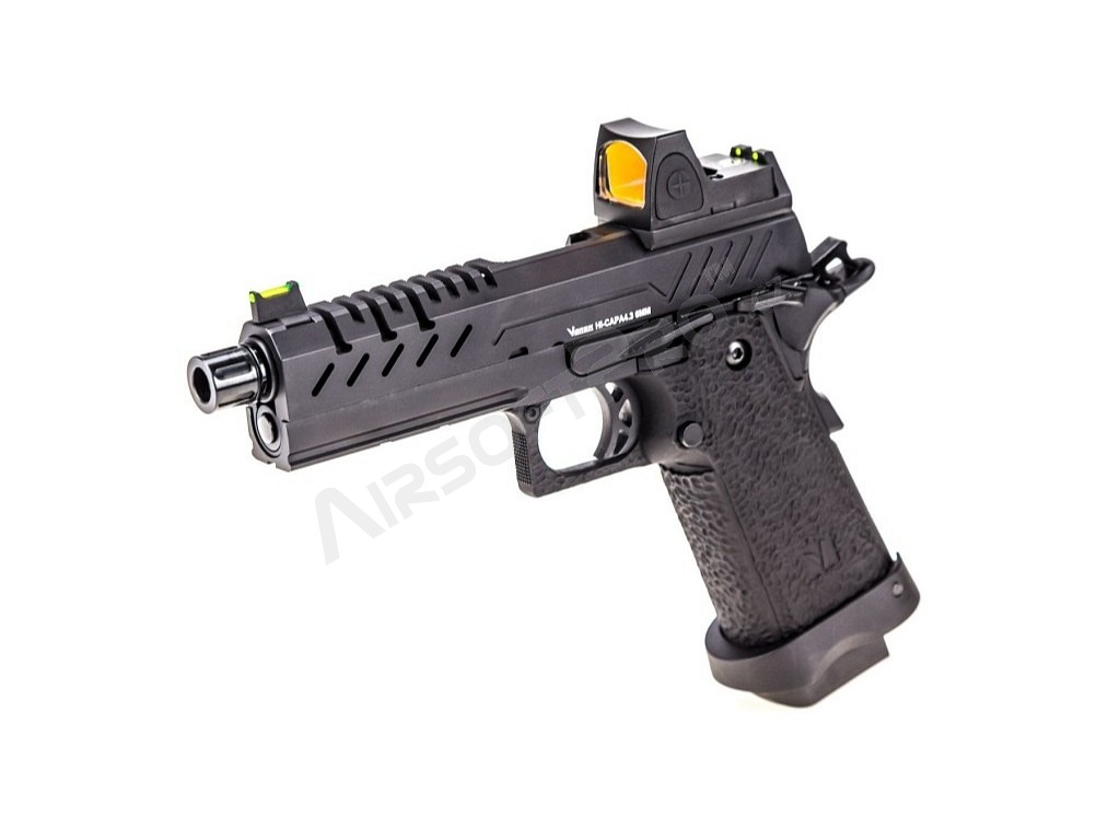 Airsoftová pistole Hi-Capa 4.3 s kolimátorem, GBB - černá [Vorsk]