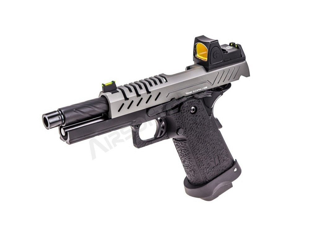 Airsoft GBB pistol Hi-Capa 4.3 + Red Dot, Grey slide [Vorsk]