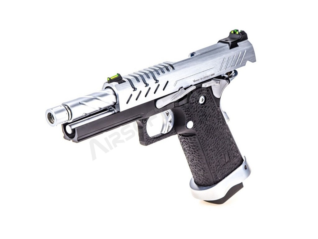 Airsoftová pistole Hi-Capa 4.3, GBB - stříbrná [Vorsk]