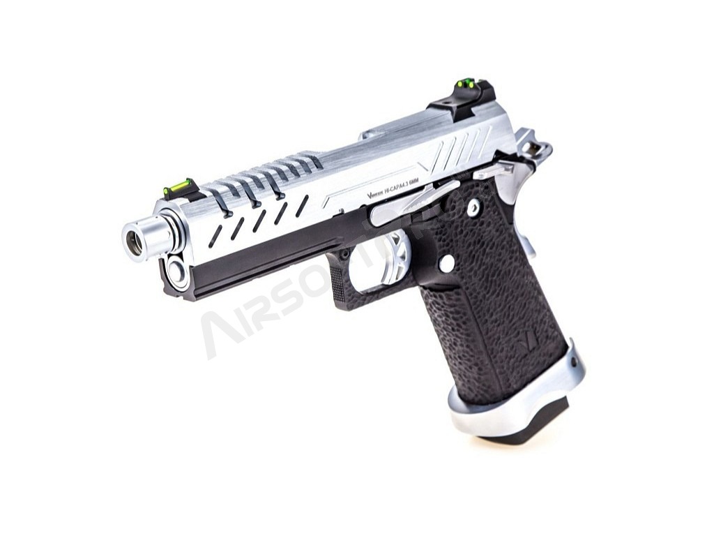 Airsoftová pistole Hi-Capa 4.3, GBB - stříbrná [Vorsk]