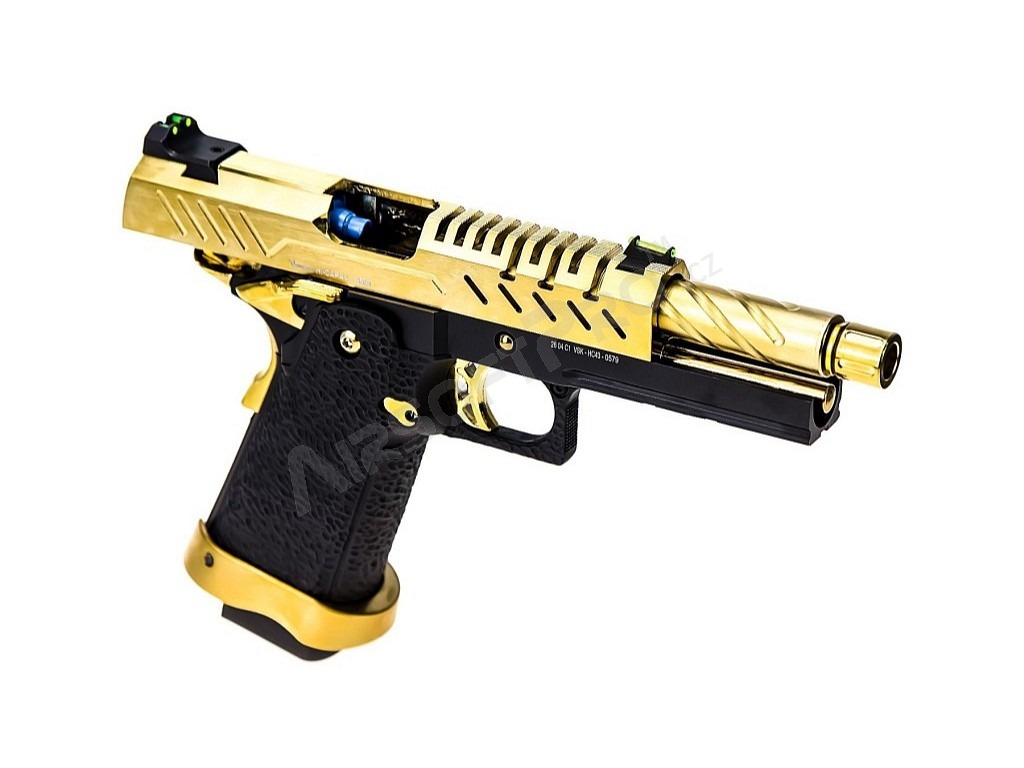 Airsoftová pistole Hi-Capa 4.3, GBB - zlatá [Vorsk]