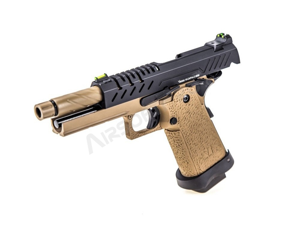 Airsoftová pistole Hi-Capa 4.3, GBB - černo-TAN [Vorsk]