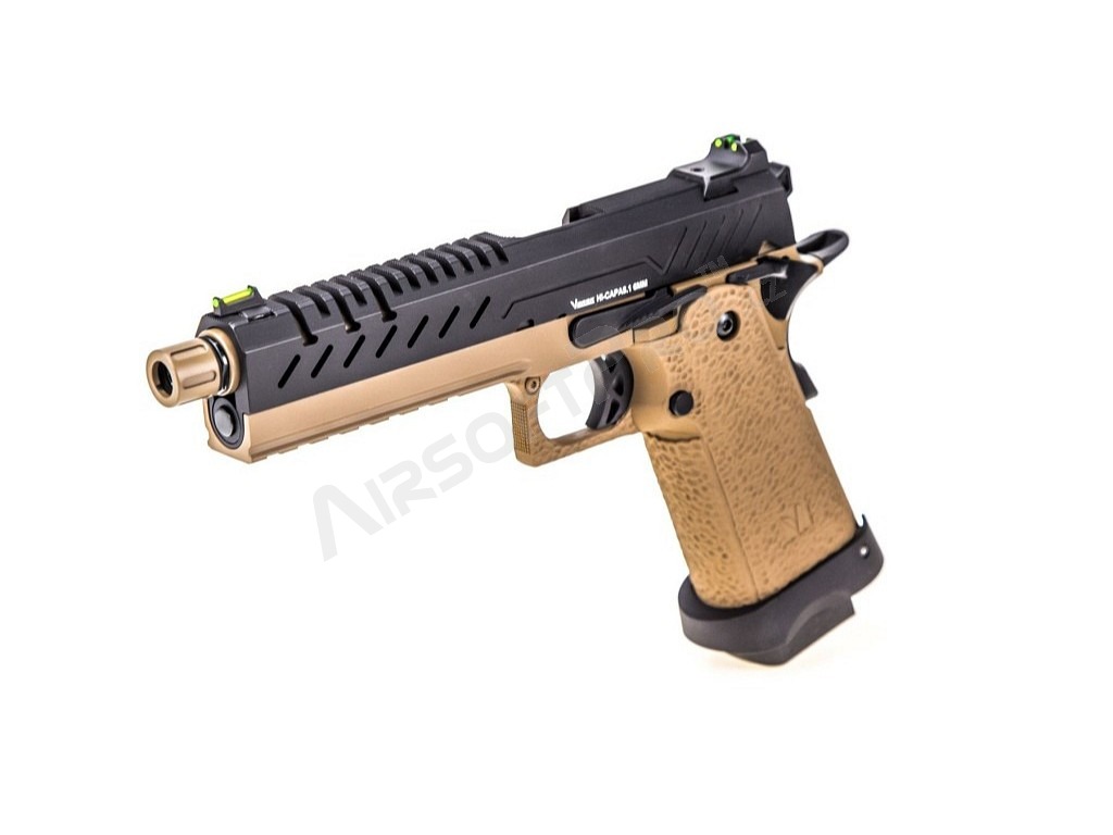 Airsoft GBB pistol Hi-Capa 5.1, black-TAN [Vorsk]