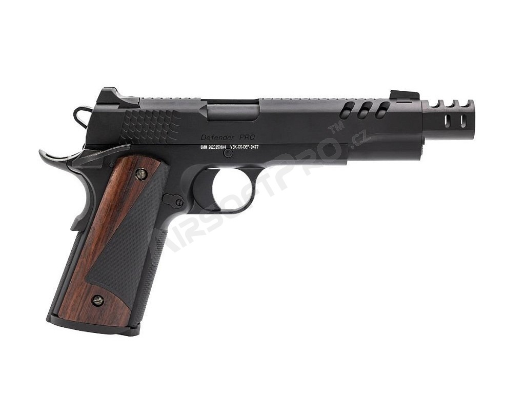 Airsoftová pistole CS Defender Pro MEU, GBB - černá [Vorsk]