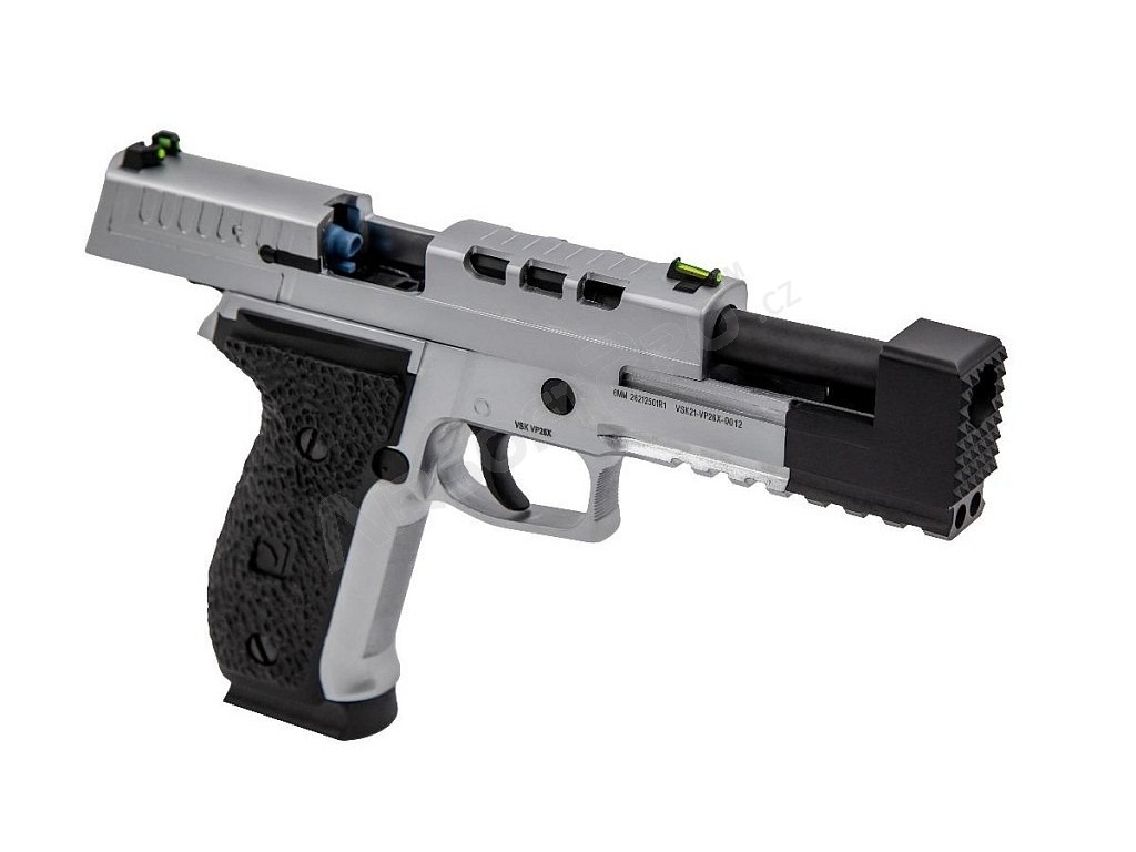 Airsoftová pistole VP26X, GBB - stříbrná [Vorsk]