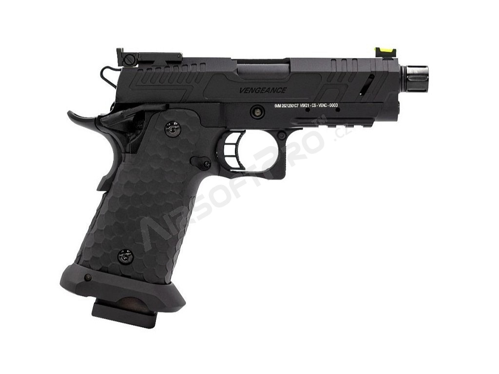 Airsoft GBB pistol Hi-Capa Vengeance Compact, black [Vorsk]