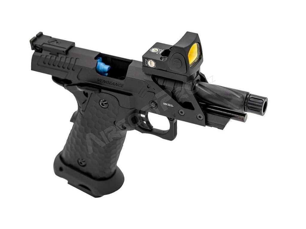 Airsoftová pistole Hi-Capa Vengeance Compact s kolimátorem, GBB - černá [Vorsk]