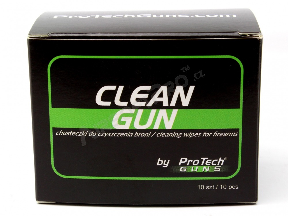 Čistiace obrúsky na zbrane CLEAN GUN - 10ks [Pro Tech Guns]