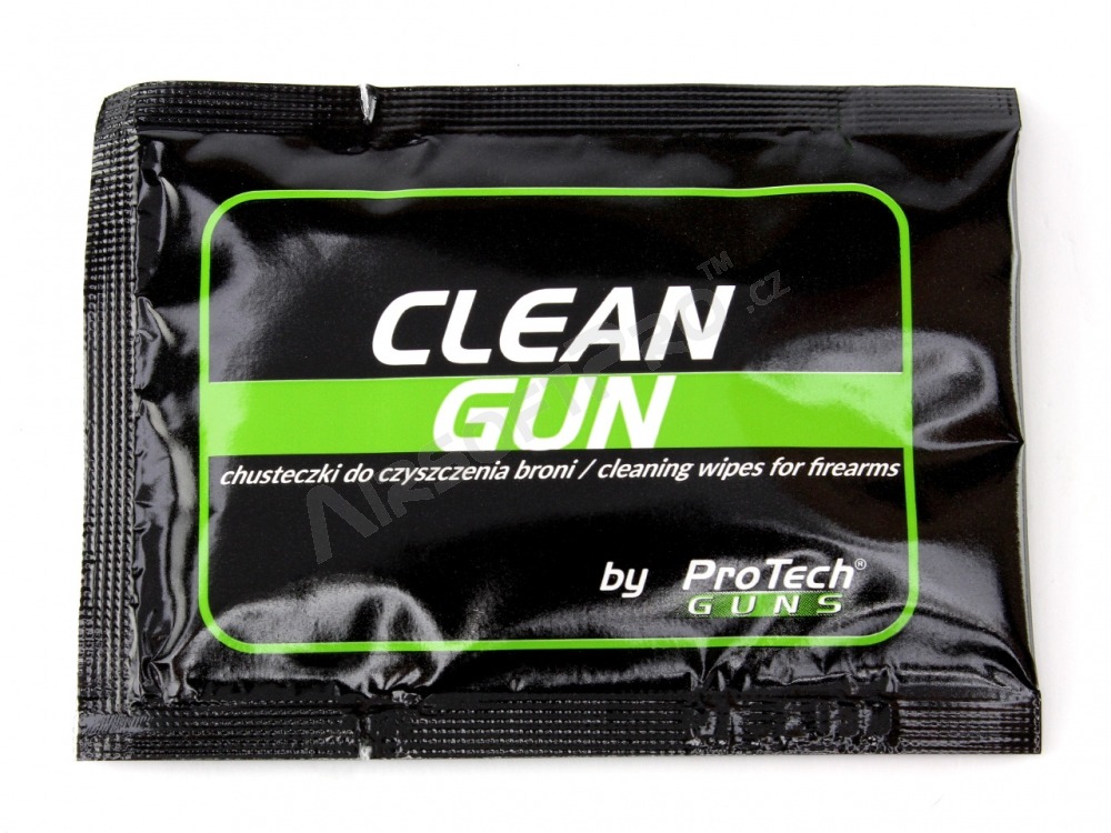 Čistiace obrúsky na zbrane CLEAN GUN - 10ks [Pro Tech Guns]