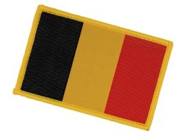 Nášivka vlajka Belgie - žluté lemování [101 INC]