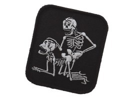 F*ck skeletons patch with velcro - black [101 INC]