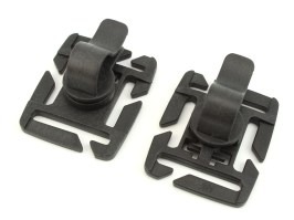 Multi functional clip for MOLLE system, 2 pcs - Black [101 INC]