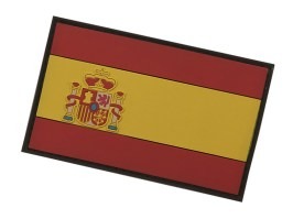 Écusson 3D du drapeau espagnol en PVC avec velcro [101 INC]