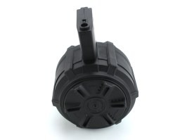 Chargeur Drum Hi-Cap pour M4/M16, 2300 coups, remontage manuel - noir - NON FONCTIONNEL [G&G]