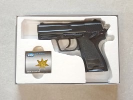 Pistolet à ressort airsoft HW SP8 Compact Heavy weight - noir - NON-FONCTIONNEL [Y&P]