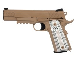Airsoftová pistole M45 A1 GBB, celokov - TAN [WE]