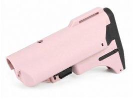 Výsuvná pažba M4 se zásobníkovou šachtou - růžová [SLONG Airsoft]