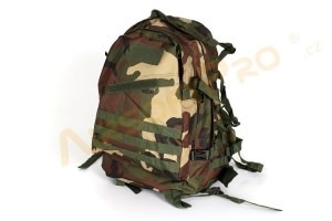 3-Day Molle Assault Backpack Bag 25L - Woodland [A.C.M.]