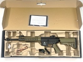 Airsoft rifle M4 KEYMOD MUR 10