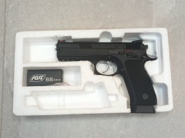 Airsoftová pistole CZ 75 SP-01 SHADOW - plyn, blowback, kovový závěr - VRÁCENÁ [ASG]