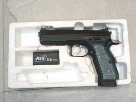 Airsoft pistol CZ SHADOW 2 - CO2, blowback, full metal - black - RETURNED [ASG]