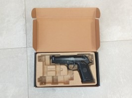 Airsoft pistol M9 A1 Gen 2, black, fullmetal, blowback - 
FULL AUTO ONLY [WE]