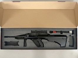 Airsoftová zbraň AUG A2 SW-020A - vojenský model - černý - VRÁCENÁ [Snow Wolf]