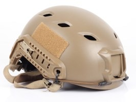 FAST Helmet, Base Jump type NEW MODEL - Dark Earth - DAMAGED [EmersonGear]