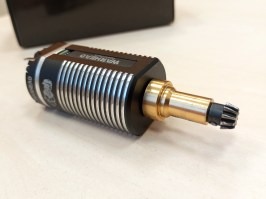 Brushless CNC motor BLACK Ultra High Speed 52k RPM - long shaft - SCRATCHED [Warhead]