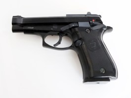Airsoftová pistole M84 Cheetah, černá, celokov, blowback - NEFUNKČNÍ [WE]