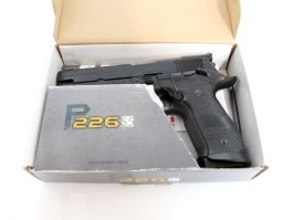 Airsoftová pistole P226-S5 CO2, celokov, blowback - černá - NEFUNKČNÍ [KWC]