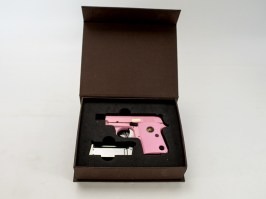 Airsoft pistol 1908 .25 ACP (CT25) - fullmetal, blowback - pink - NON-FUNCTIONAL [WE]