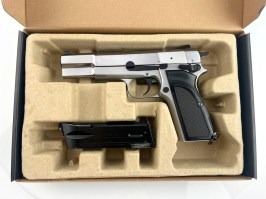 Airsoft pistol Hi-Power MK3 - full metal, GBB, silver - RETURNED BY CUSTOMER [WE]