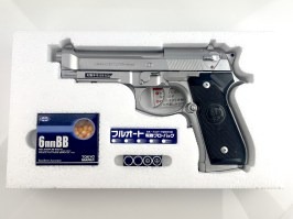 FULL AUTO M9A1 silver, electric blowback (EBB) - NON FONCTIONNEL [Tokyo Marui]