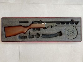 Airsoftový samopal PPSh-41 EBB, celokov, ABS ,2x zásobník (SW-09A) - SERVISOVÁNO [Snow Wolf]