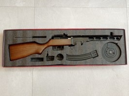 Airsoftový samopal PPSh-41 EBB, celokov, ABS ,2x zásobník (SW-09A) - SERVISOVÁNO [Snow Wolf]