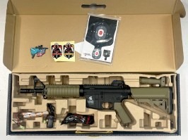 Airsoft rifle M4 CQBR Sportline BI-TON (Gen.2) - BK-TAN -  SERVISED [Lancer Tactical]