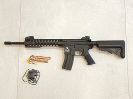 Airsoft rifle M4 KEYMOD 10' Sportline (Gen.2) - black - SERVISED [Lancer Tactical]